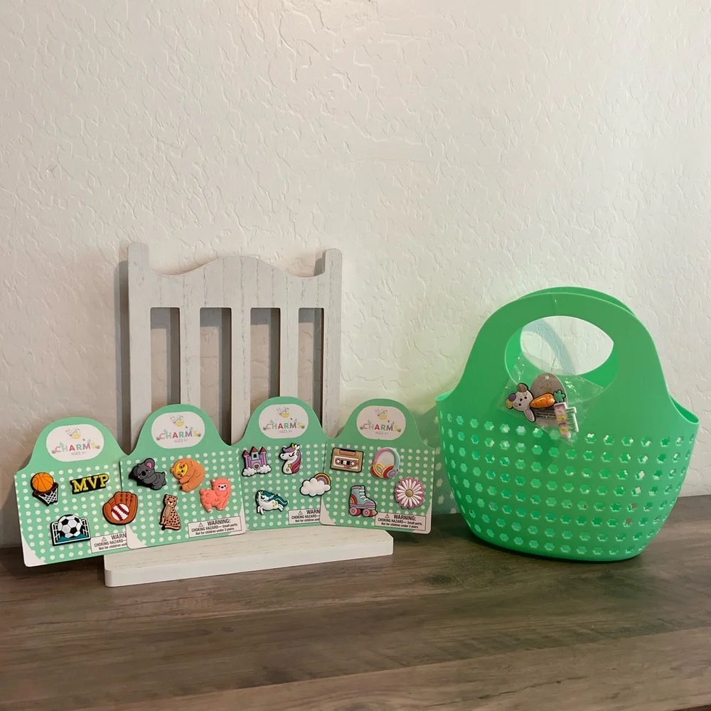 Target Bullseyes Playground Silicone Easter Basket Charms 4pk -1 Set